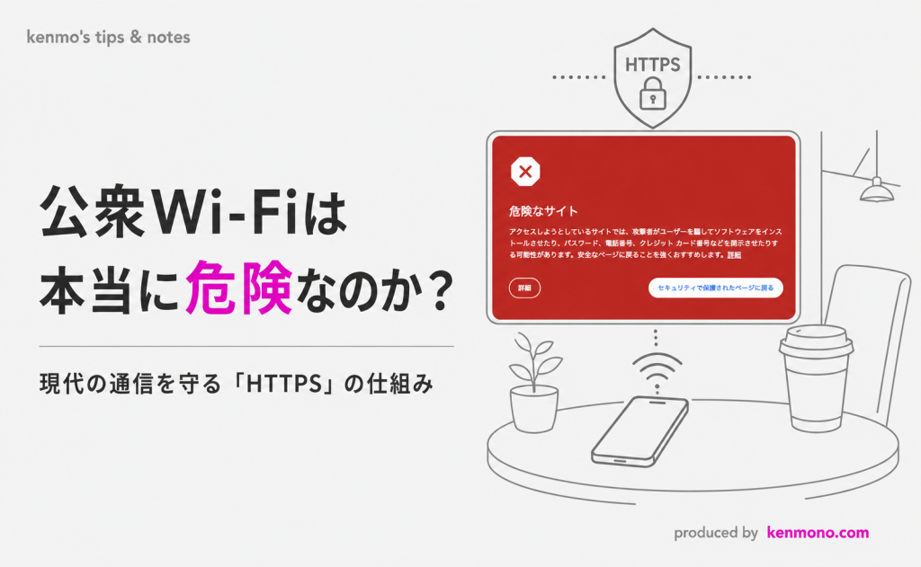 公衆Wi-Fiは本当に危険なのか？ 現代の通信を守るHTTPSの仕組み